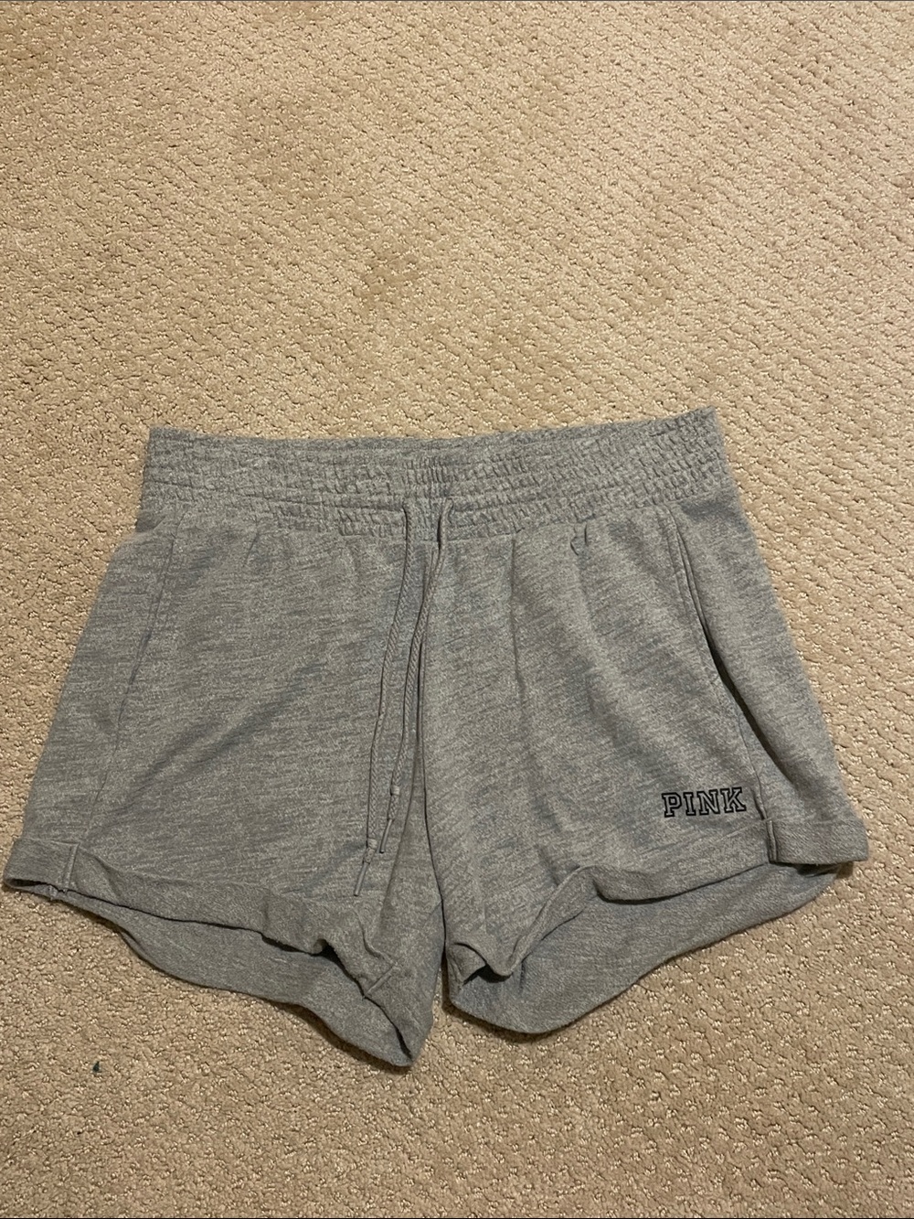 PINK Victoria's Secret Heather Gray Lounge Shorts
